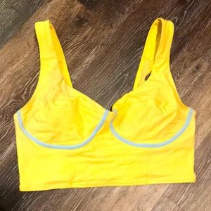 Fabletics corset style padded bra